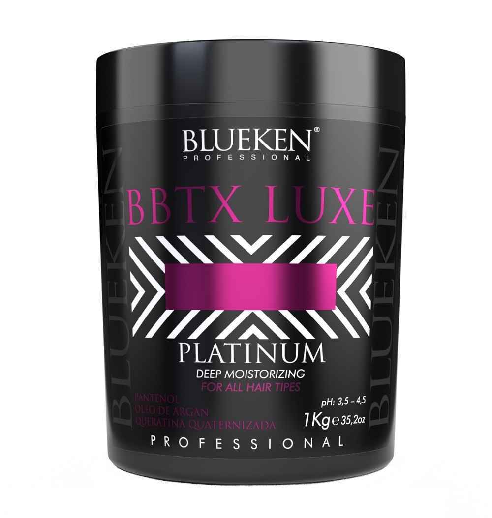 بوتاکس مو بلوکن BLUEKEN مدل لوکس پلاتینیوم BBTX LUXE PLATINUM حجم 1000ml | ایجاد صافی 60% و احیای 100%