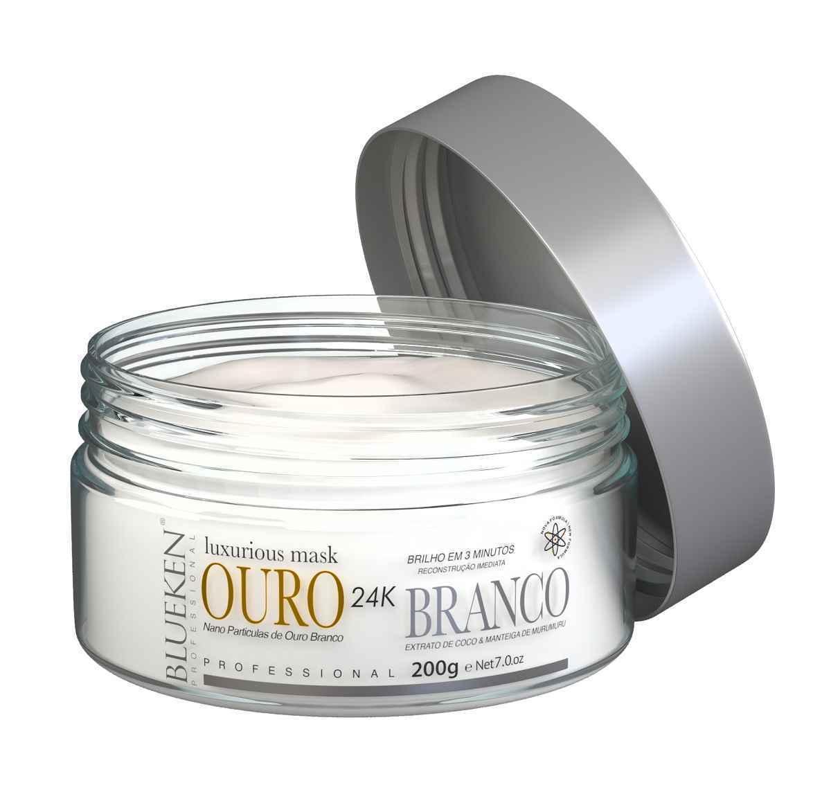 ماسک موی ترمیم کننده قوی OURO BRANCO بلوکن
